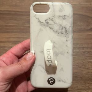 White Marble Loopy Case